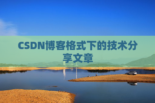 CSDN博客格式下的技术分享文章